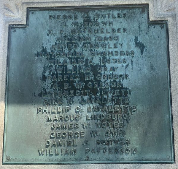 TOWN OF IPSWICH CIVIL WAR MEMORIAL PLAQUE C