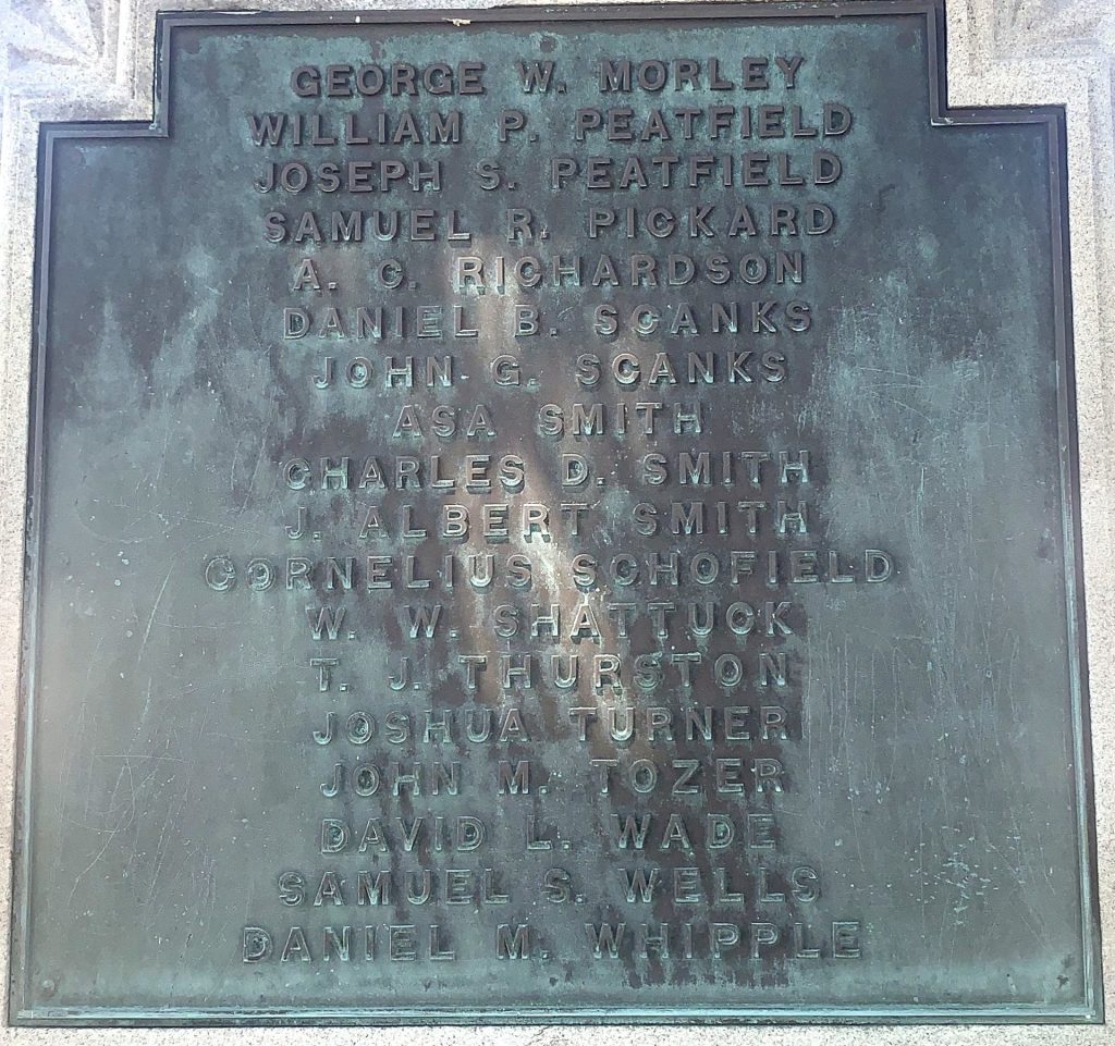 TOWN OF IPSWICH CIVIL WAR MEMORIAL PLAQUE D