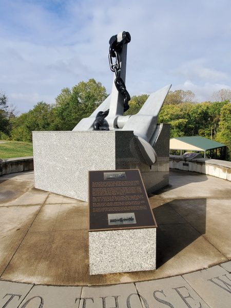 USS PLATTE (AO-186) WAR MEMORIAL ANCHOR