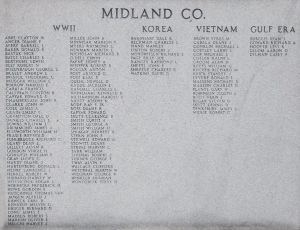 VETERANS FREEDOM PARK “WALL OF TEARS” MEMORIAL STONE E