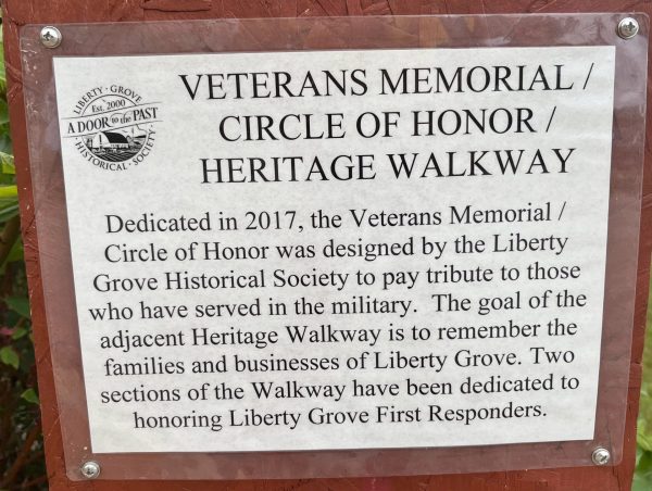 VETERANS MEMORIAL/CIRCLE OF HONOR/HERITAGE WALKWAY MEMORIAL PLAQUE