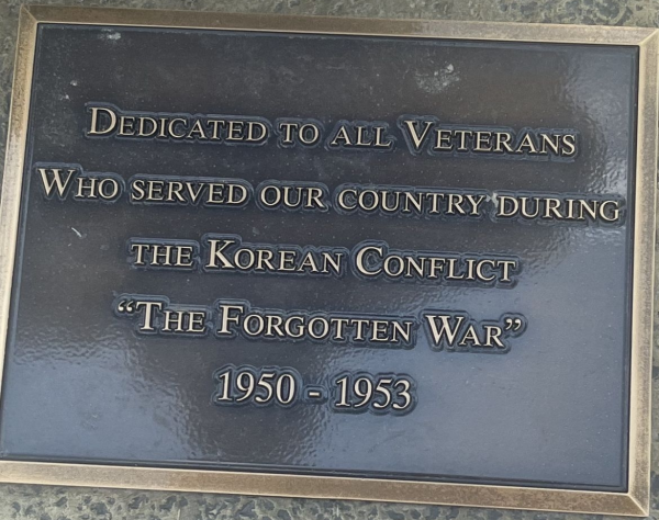 WATERLOO KOREAN WAR MEMORIAL PLAQUE