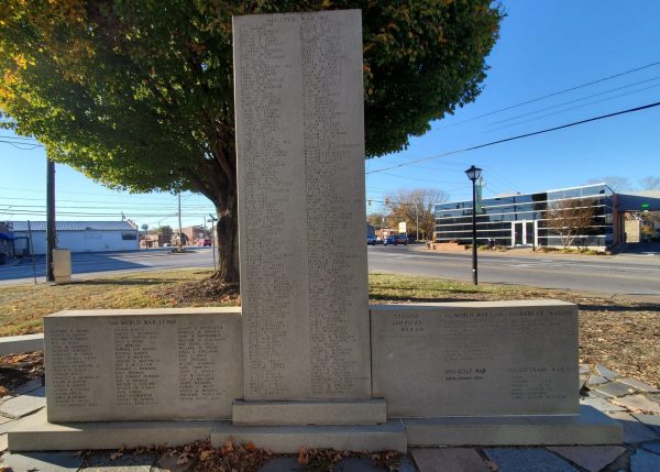 YADKIN COUNTY SUPREME SACRIFICE WAR MEMORIAL BACK