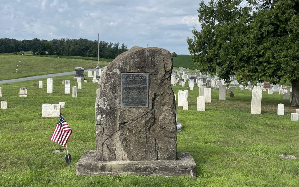 ADAM BARNER REVOLUTIONARY WAR SOLDIER MEMORIAL