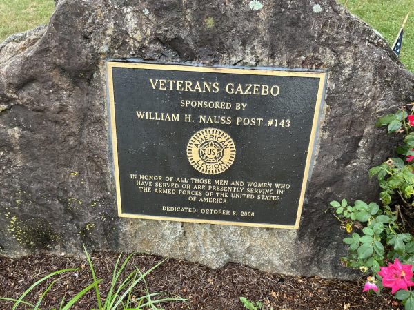 AMERICAN LEGION POST #143 VETERANS GAZEBO PLAQUE