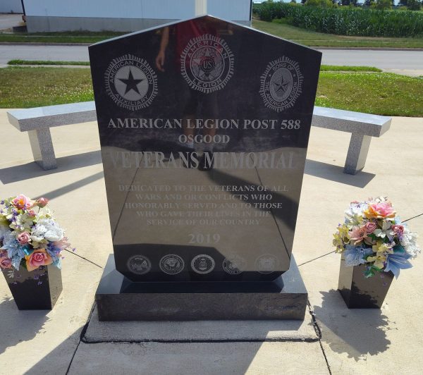 AMERICAN LEGION POST 588 VETERANS MEMORIAL FRONT
