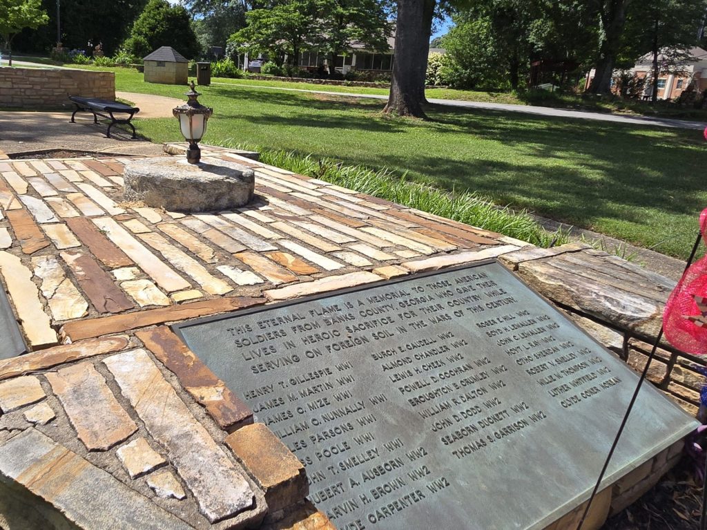 BANKS COUNTY, GEORGIA ETERNAL FLAME VETERANS MEMORIAL