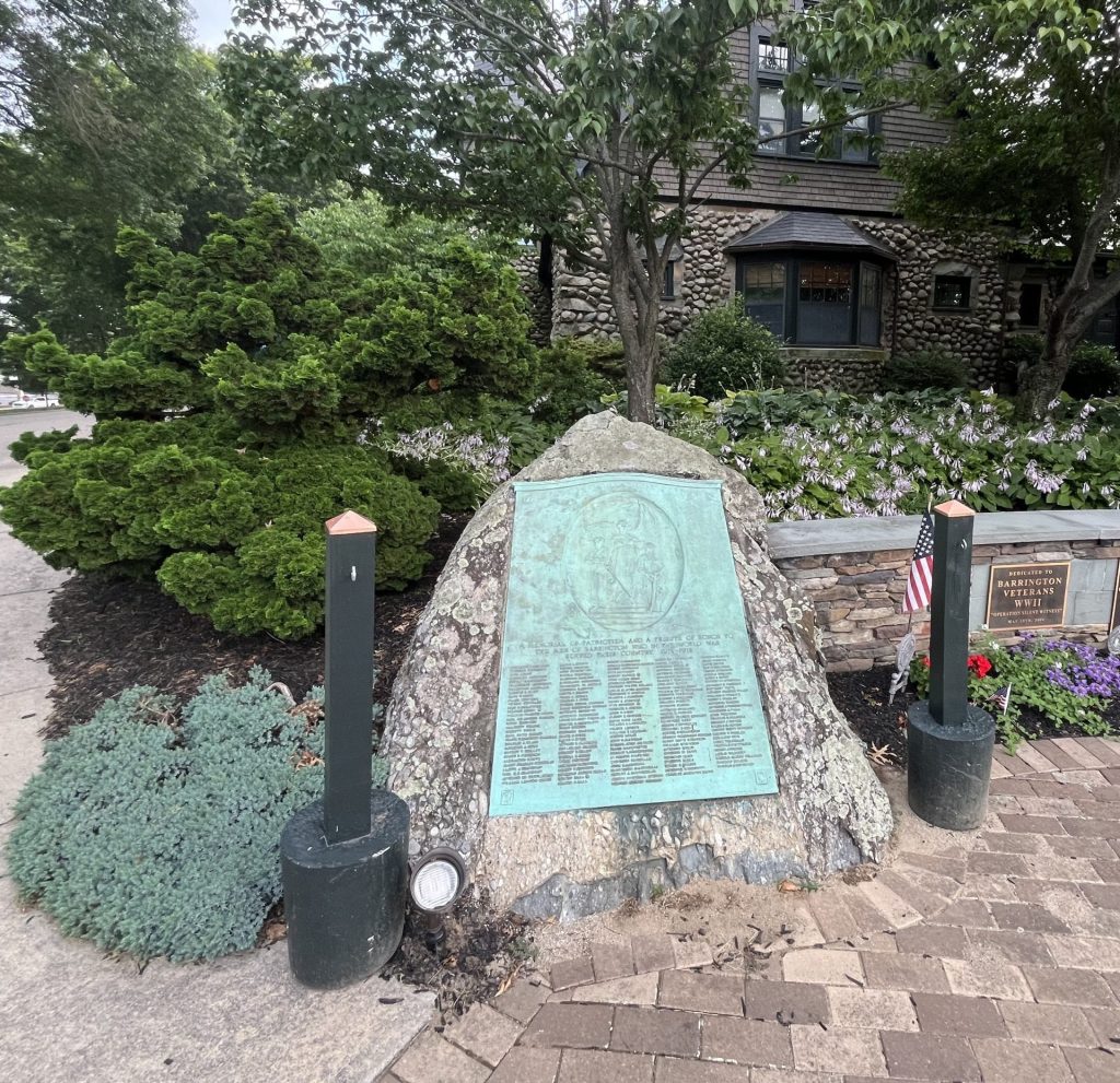 BARRINGTON WORLD WAR MEMORIAL
