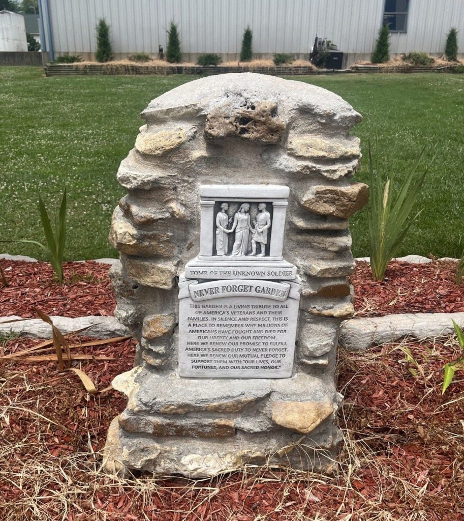 CABOOL NEVER FORGET GARDEN MEMORIAL