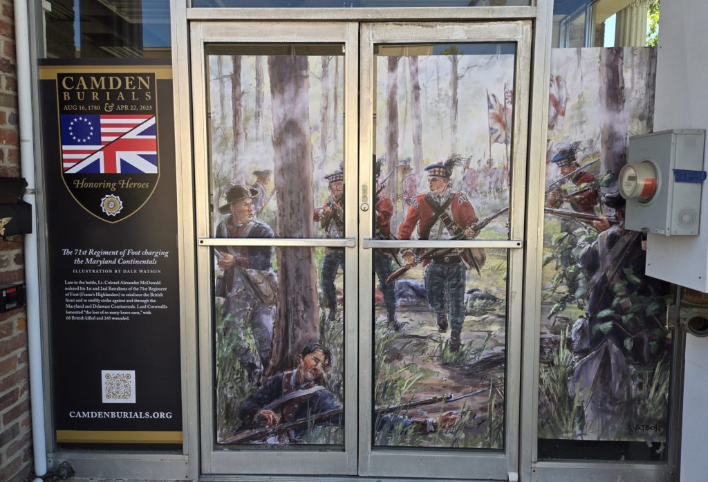 CAMDEN BURIALS THE 71ST REGIMENT OF FOOT REVOLUTIONARY WAR MEMORIAL