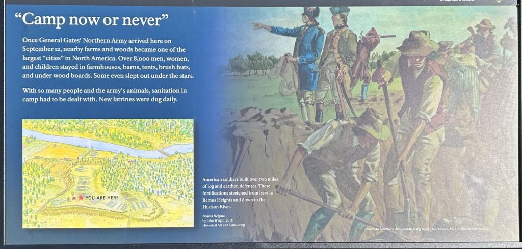 “CAMP NOW OR NEVER” REVOLUTIONARY WAR MEMORIAL PANEL