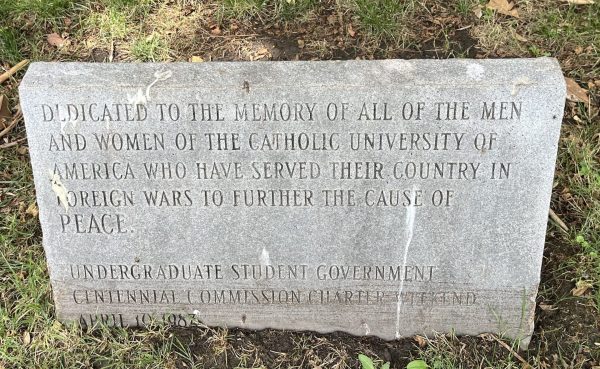 CATHOLIC UNIVERSITY OF AMERICA VETERANS OF FOREIGN WARS MEMORIAL