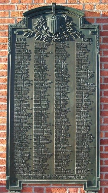 CITIZENS OF FULTON COUNTY WAR VETERANS MEMORIAL PLAQUE B