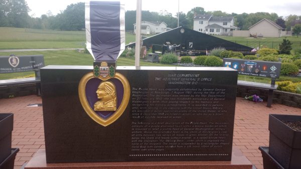 CLINTON PURPLE HEART WAR MEMORIAL FRONT