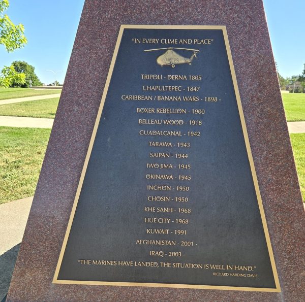CLORADO SPRINGS MARINE CORPS MEMORIAL SIDE C
