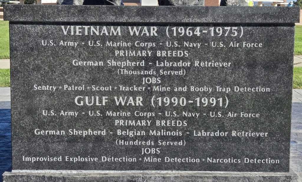COLORADO WAR DOG MEMORIAL STONE C