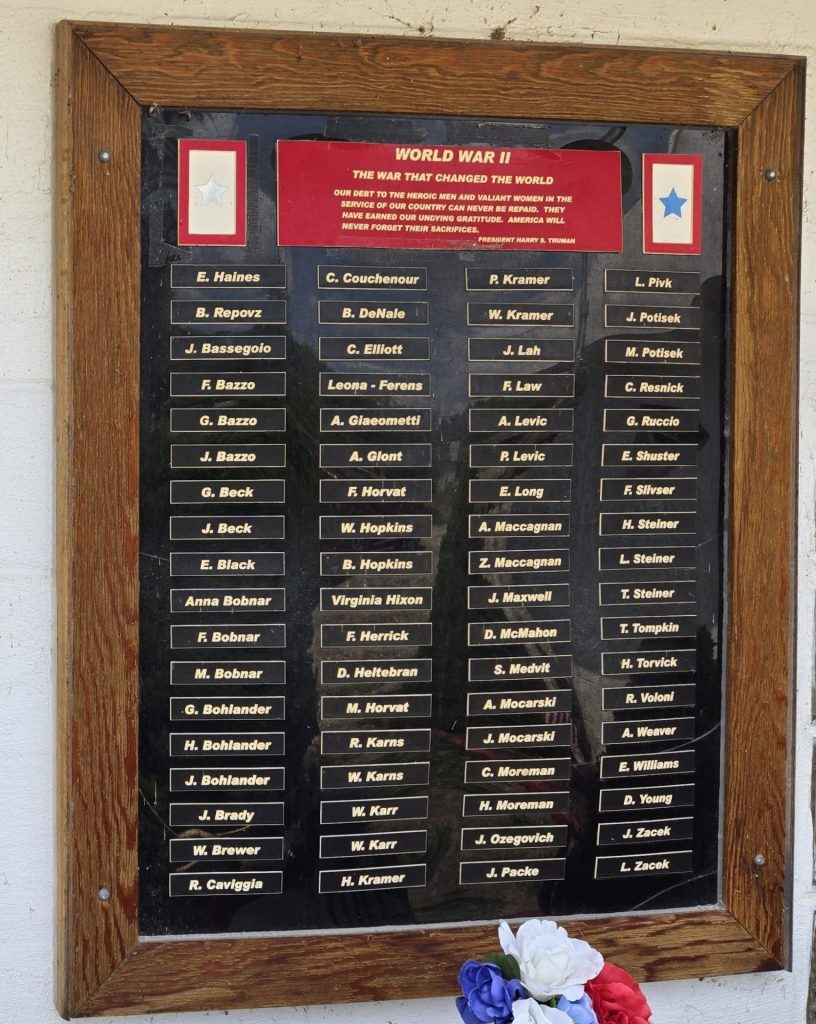 DARRAGH WORLD WAR II AND KOREAN WAR MEMORIAL PLAQUE B