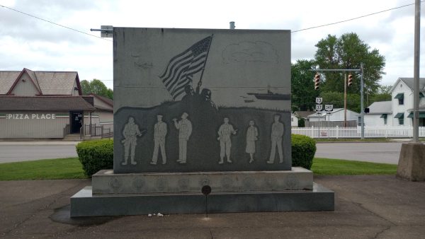 DUTY HONOR COUNTRY HEROIC VETERANS MEMORIAL BACK