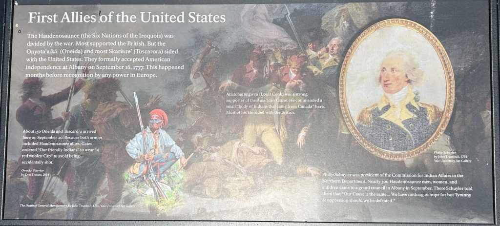 FIRST ALLIES OF THE UNITED STATES REVOLUTIONARY WAR MEMORIAL PANEL