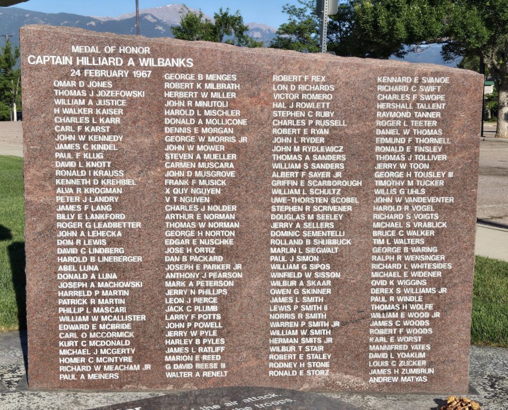 FORWARD AIR CONTROLLERS WAR MEMORIAL STONE D