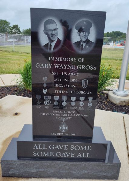 GARY WAYNE GROSS WAR MEMORIAL STONE FRONT