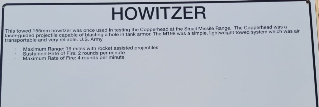 HOWITZER M198 MEMORIAL PLAQUE
