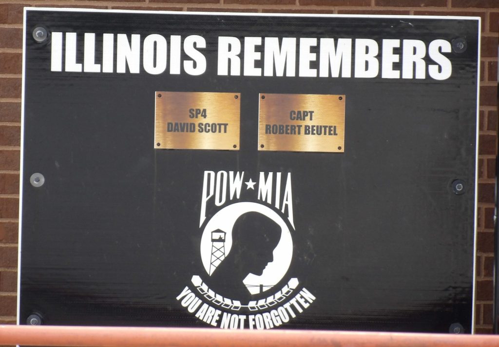 ILLINOIS REMEMBERS POW MIA CONGERVILLE MEMORIAL PLAQUE