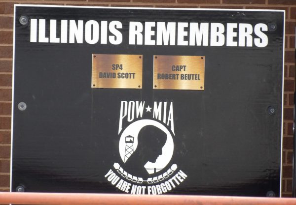 ILLINOIS REMEMBERS POW MIA CONGERVILLE MEMORIAL PLAQUE