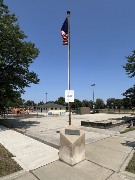 IN HONOR OF OUR WAR DEAD MEMORIAL FLAGPOLE