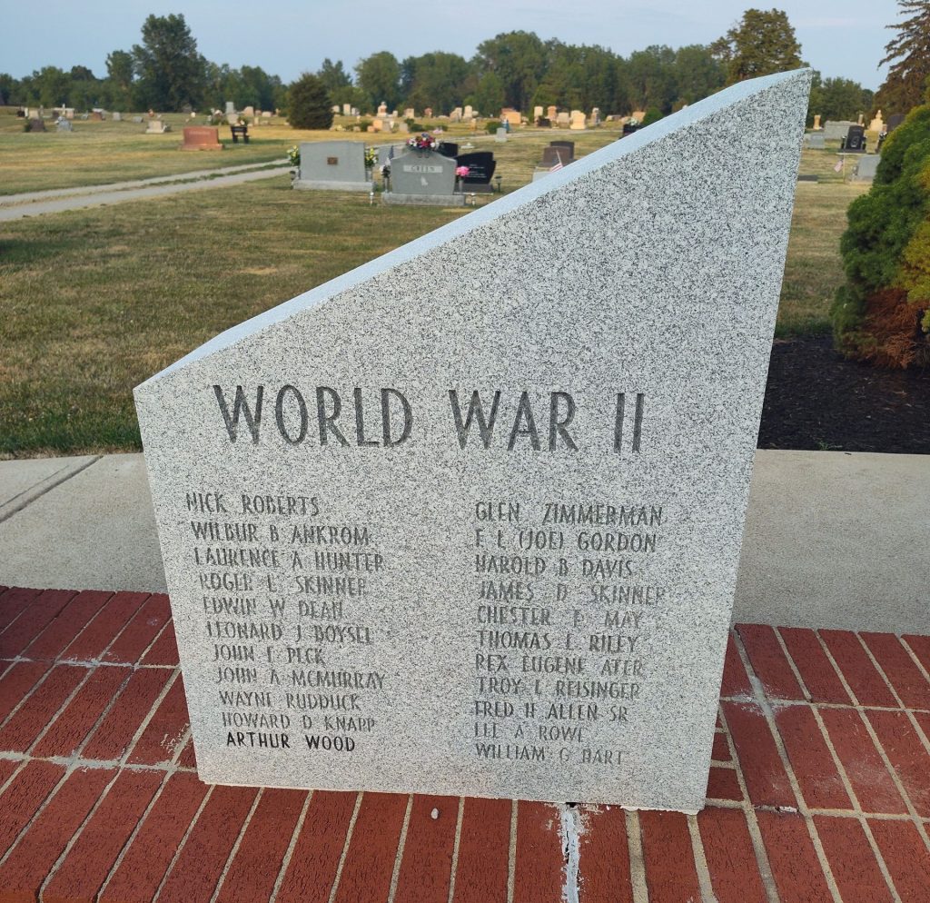 IN MEMORY OF ALL WHO SERVED DEDICATED TO POW’S & MIA’S WAR MEMORIAL STONE B