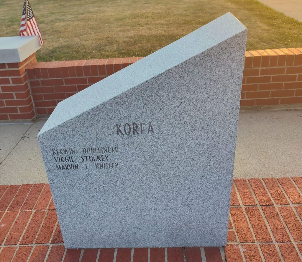 IN MEMORY OF ALL WHO SERVED DEDICATED TO POW’S & MIA’S WAR MEMORIAL STONE H