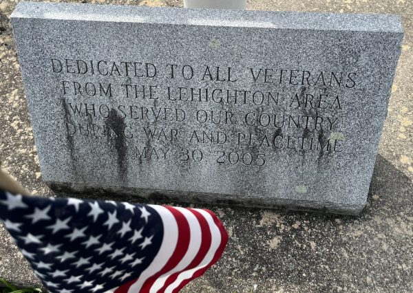 LEHIGHTON AREA ALL VETERANS MEMORIAL TABLET