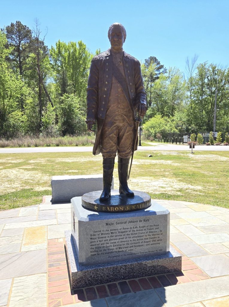 MAJOR GENERAL JOHANN DE KALB REVOLUTIONARY WAR MEMORIAL STATUE