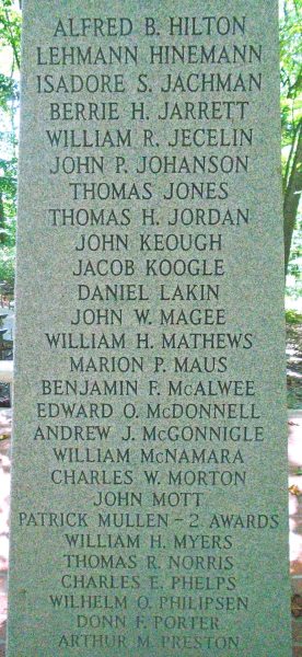 MARYLAND MEDAL OF HONOR WAR MEMORIAL STONE B