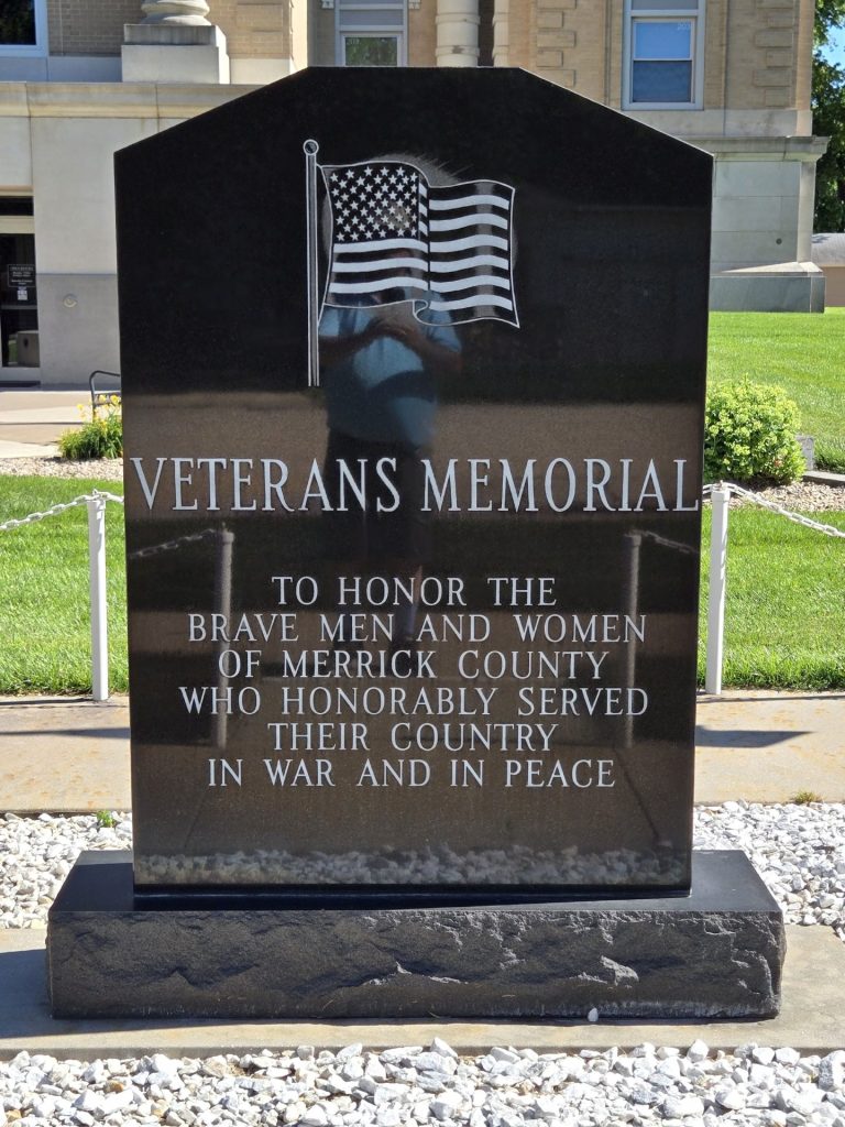 MERRICK COUNTY VETERANS MEMORIAL FRONT