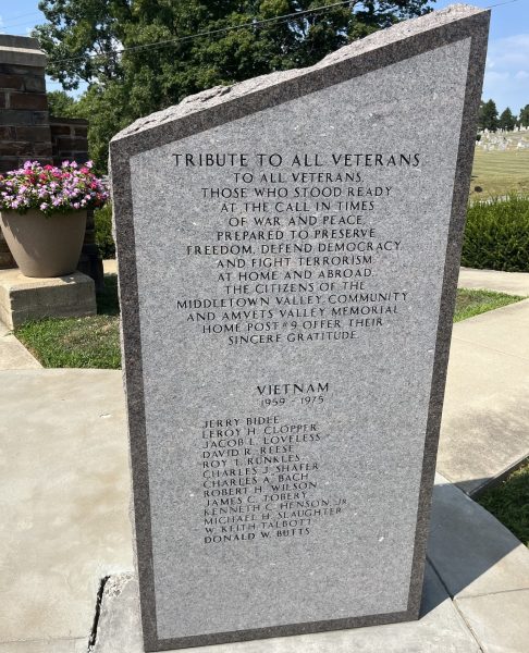 MIDDLETOWN MARYLAND TRIBUTE TO ALL VETERANS MEMORIAL STONE B