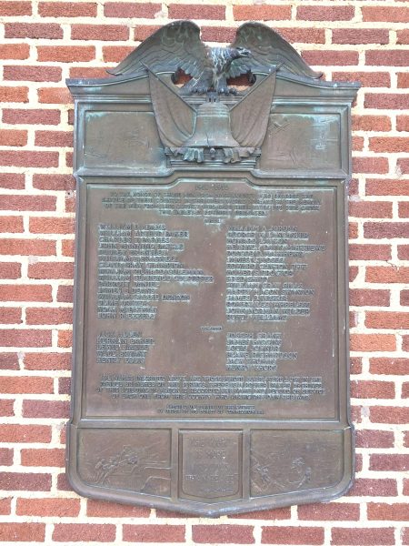 NASH COUNTY GREAT WORLD WAR MEMORIAL PLAQUE