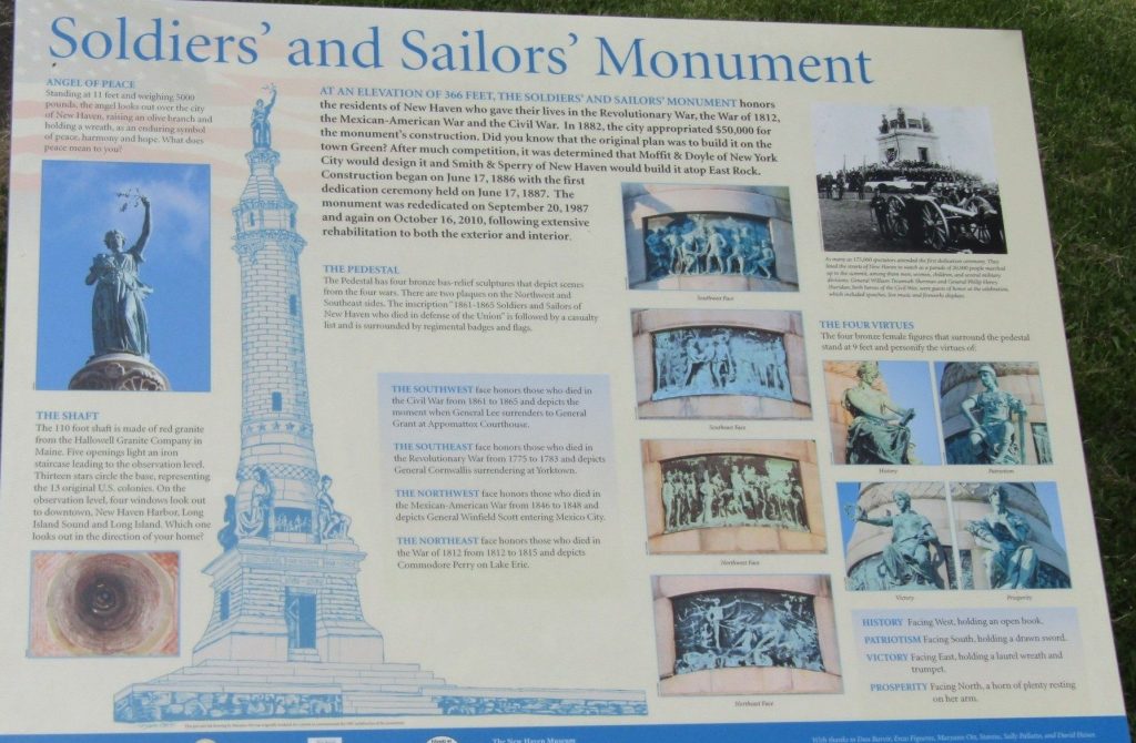 NEW HAVEN SOLDIERS AND SAILORS MONUMENT PANEL