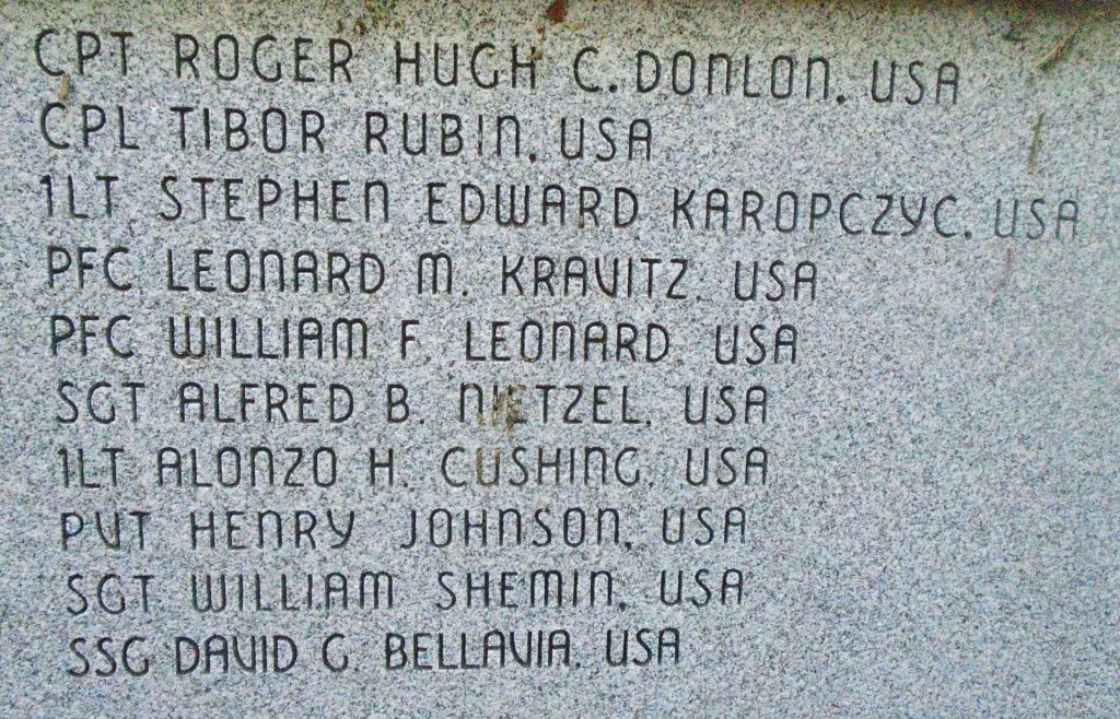 NEW YORK MEDAL OF HONOR WAR MEMORIAL STONE A