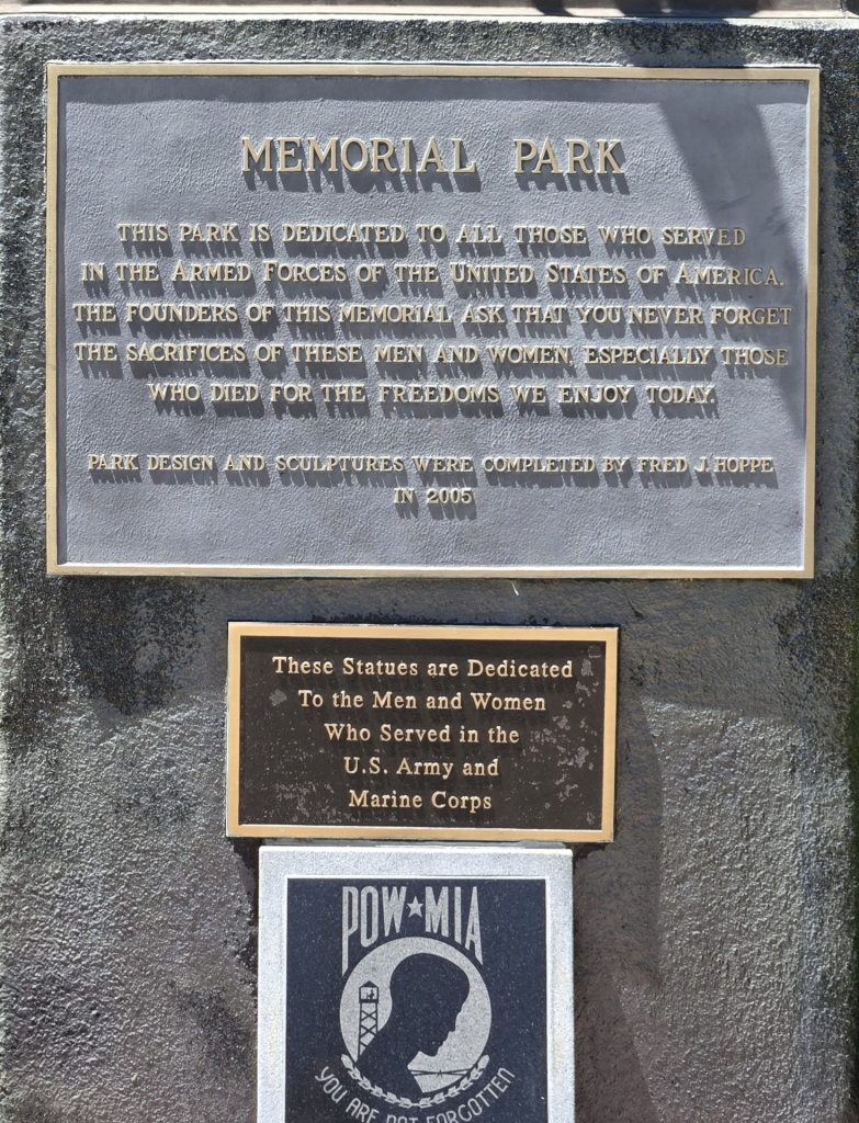 NORTH BEND MEMORIAL PARK PLAQUES