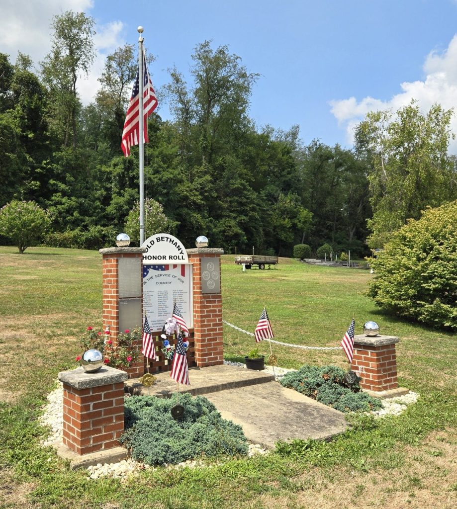 OLD BETHANY HONOR ROLL WAR MEMORIAL