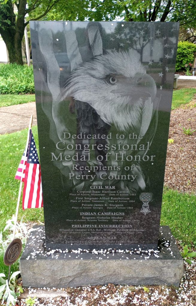 PERRY COUNTY CONGRESSIONAL MEDAL OF HONOR RECIPIENTS WAR MEMORIAL