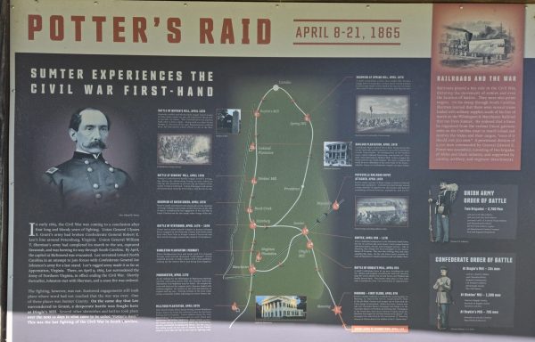 POTTER’S RAID WAR MEMORIAL PANEL