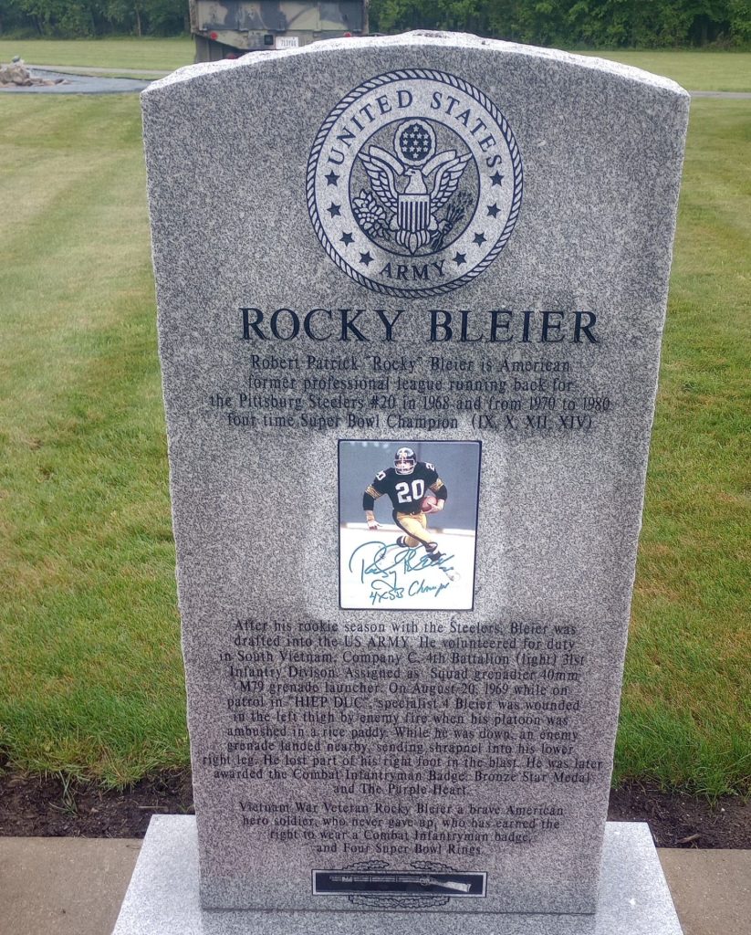 ROCKY BLEIER WAR MEMORIAL