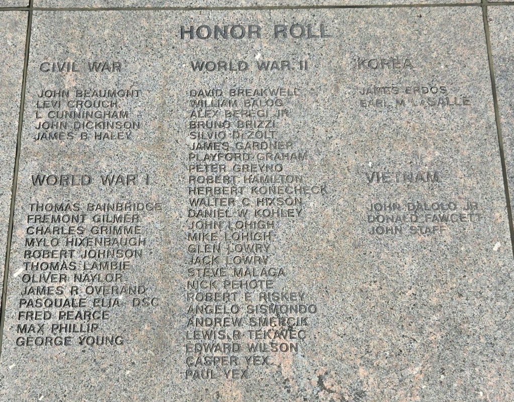 ROSTRAVER TOWNSHIP VETERANS MEMORIAL STONE B
