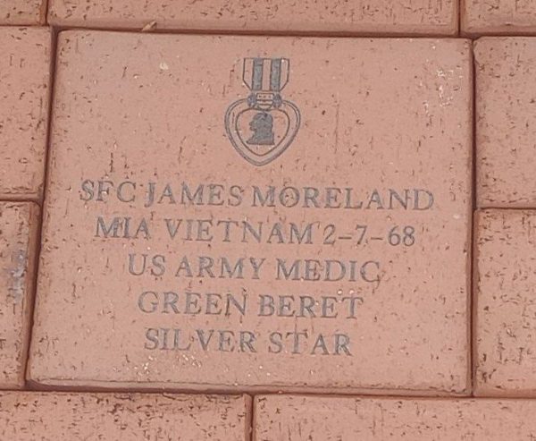 SFC JAMES MORLAND WAR MEMORIAL PAVER