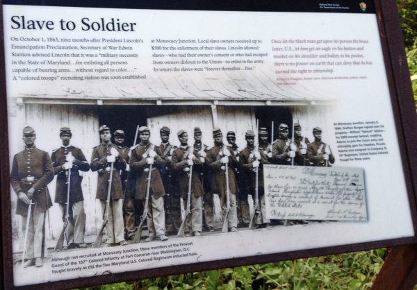 SLAVE TO SOLDIER WAR MEMORIAL PANEL