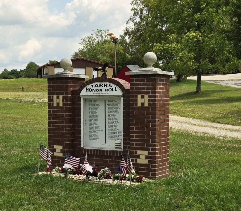 TARRS HONOR ROLL WAR MEMORIAL