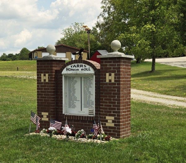 TARRS HONOR ROLL WAR MEMORIAL