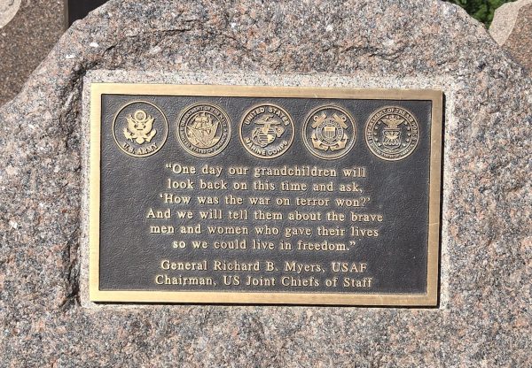 THE FREEDOM MEMORIAL PLAQUE D